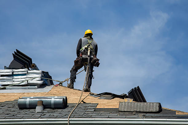 Professional Roofing technician working in Waitsfield, VT